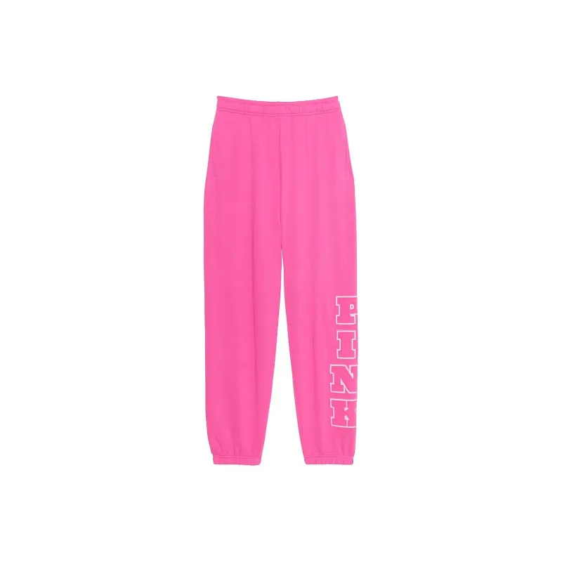Victoria's Secret Knitted Sports Pants Women's Pink-0