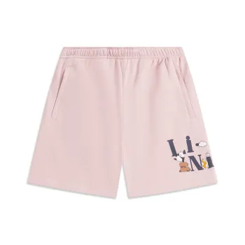 LiNing Sports Life Collection Casual Shorts Women's Light Blush Pink