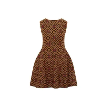 ETRO Floral Jacquard Sleeveless Mini Dress