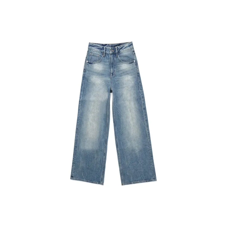 ABLE JEANS Women's Light Yellow Mud Blue-0