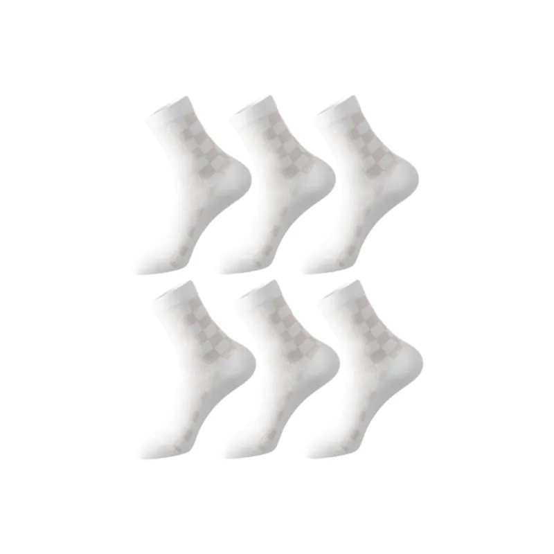 LUYOUYE Mid Calf Socks Men's 6 Pack-16