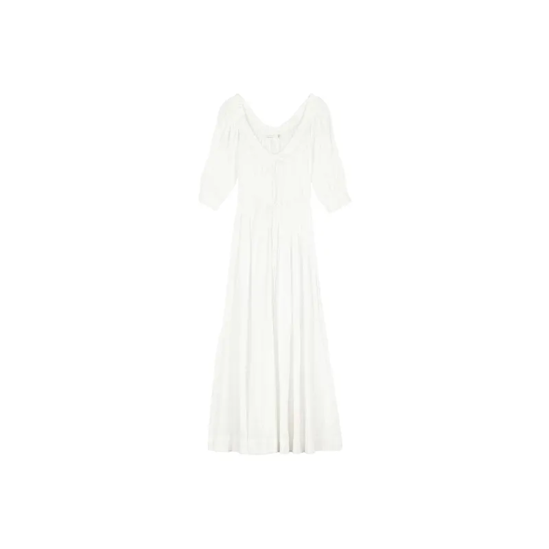 DOEN ISCHIA DRESS Short-Sleeved Dresses Women's White-0