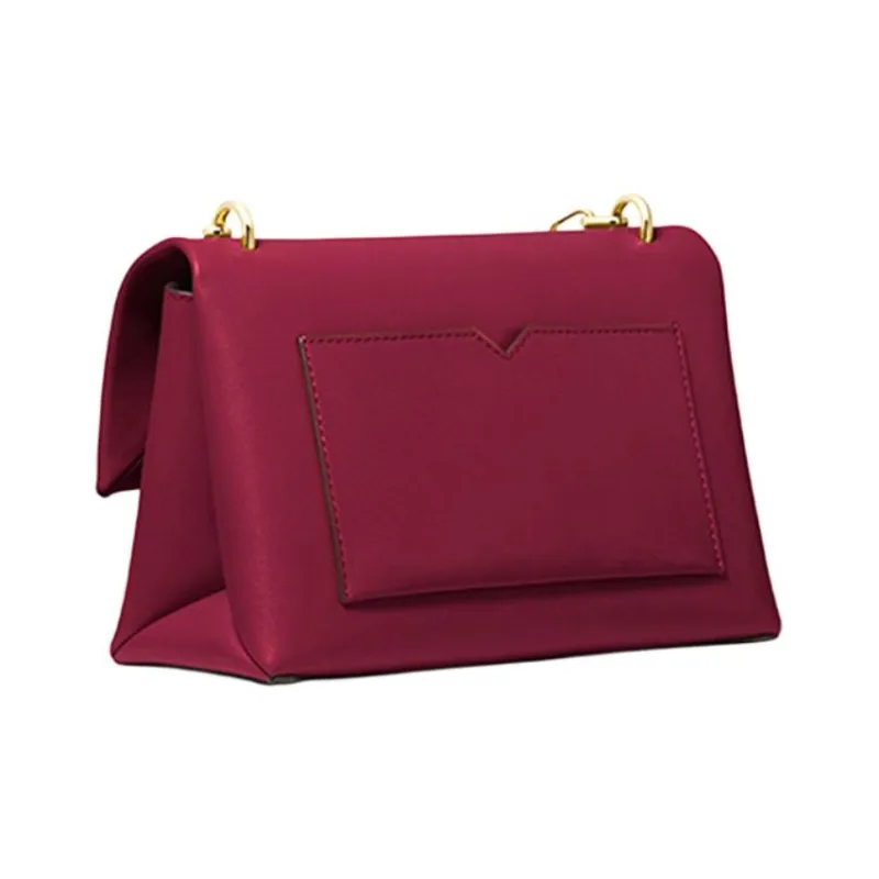 MICHAEL KORS Cece Cow Leather Shoulder Bag Crossbody Bag Medium Size Women's Berry Red-1
