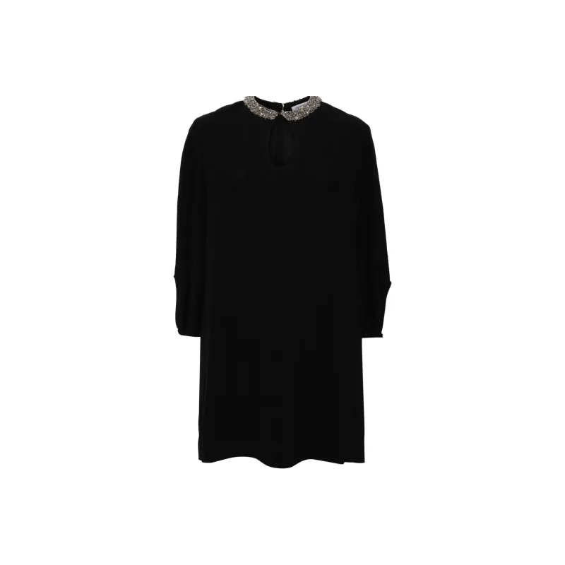 Dice Kayek Embellished Neck Midi Dress-0