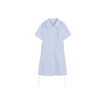 Gui'er Short-Sleeved Dresses Women's Light Blue