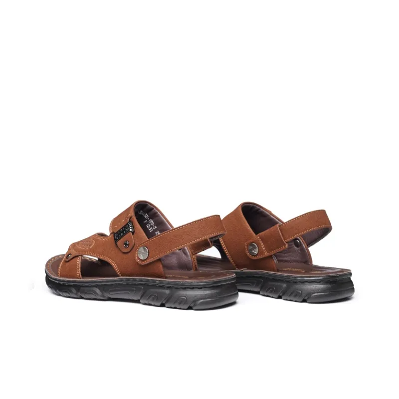 LAORENTOU Beach Sandals Men Black-7