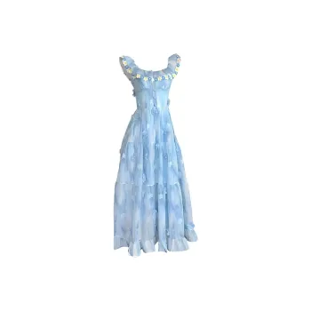 Qiuerle Short Sleeved Dress Women's