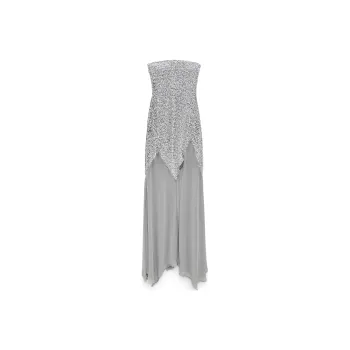 ZARA x Barbie Zara X Barbie Co brand Sleeveless Dress Women's Gray
