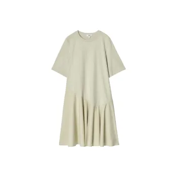 COS Short Sleeved Dresses Women's Light Green