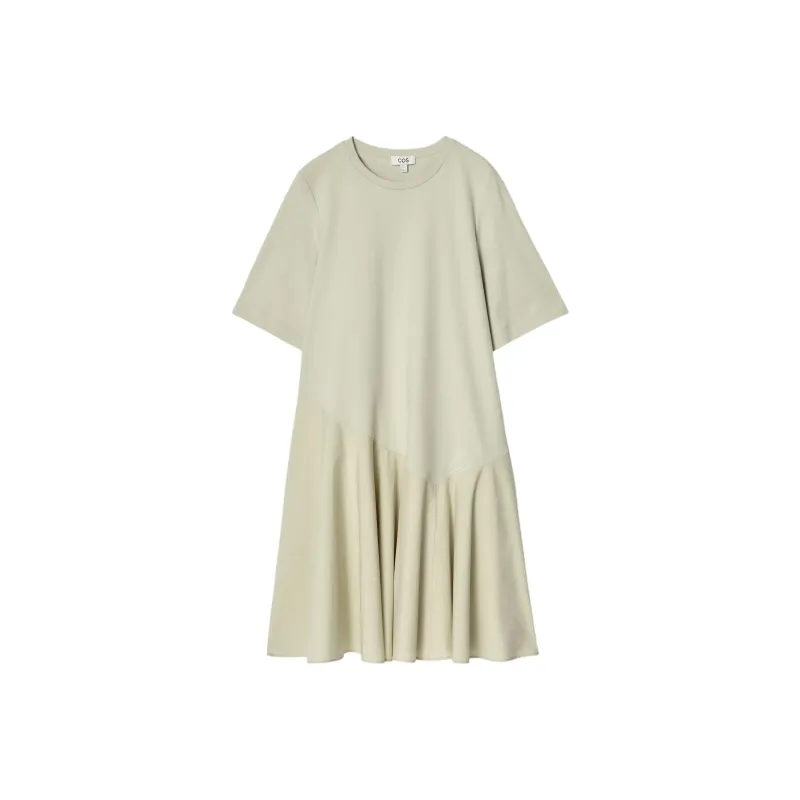 COS Short Sleeved Dresses Women's Light Green-0