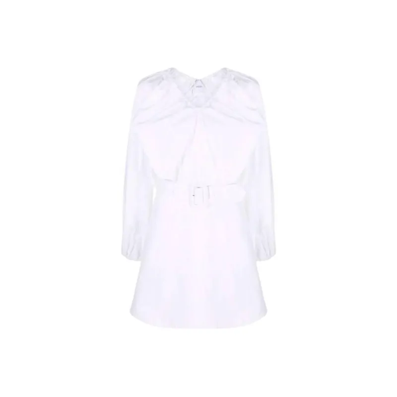 Patou Oversize collar Cotton Dress-0