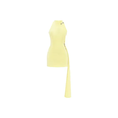 HOUSE OF CB MARLA Sleeveless Dress Women's LEMON/YELLOW