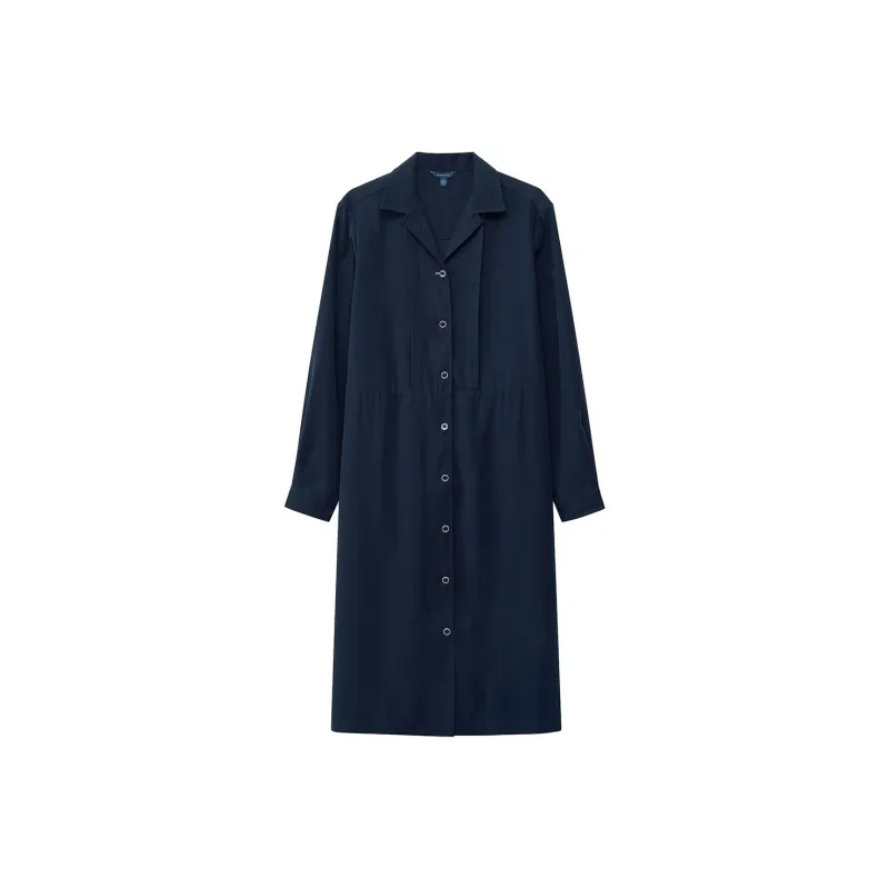 NAUTICA Long Sleeved Dress Women's Navy Blue-0