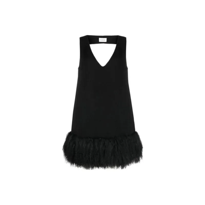 PAROSH Sleeveless Dress Women's Black-0