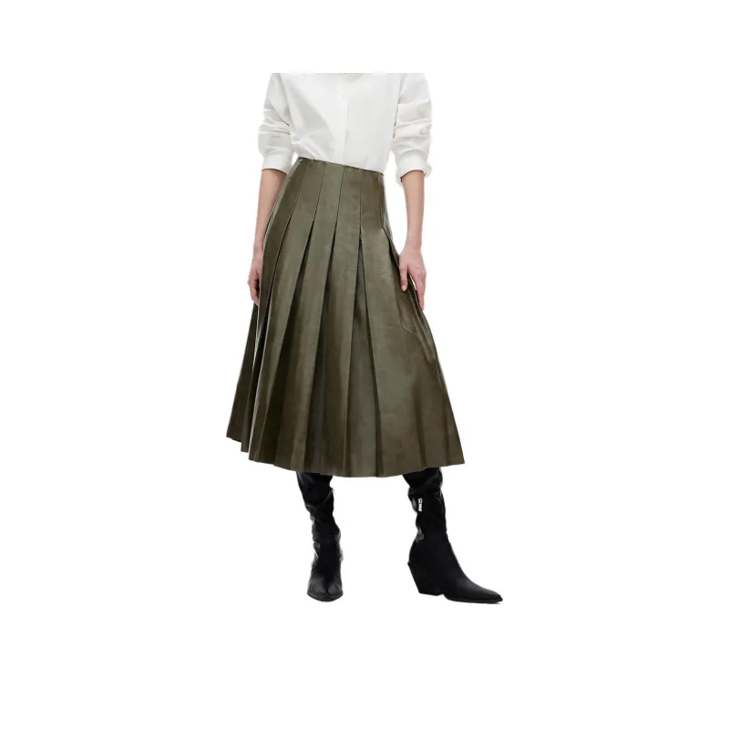 ONLY Leather Long Skirts Women's-0