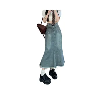 KAISER Denim Long Skirts Women's Blue