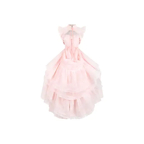 Selkie Collection SS25 Short Sleeved Dresses Women's Soft Pink