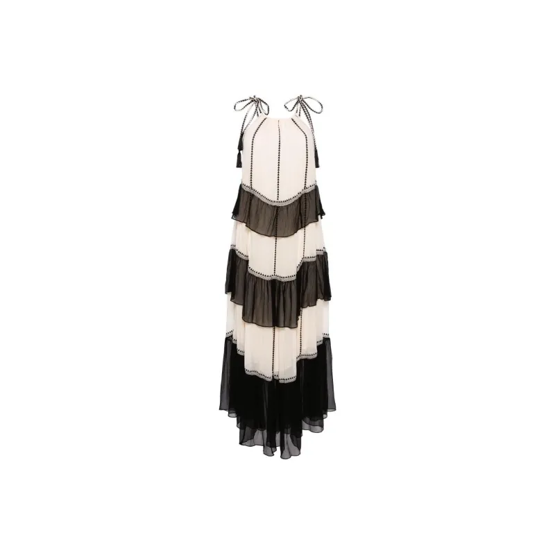 Ulla Johnson Delilah Ruffled Silk Midi Dress-0