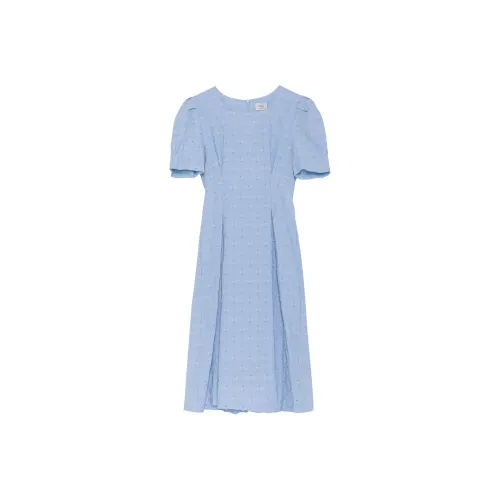 Fstudio Short Sleeved Dresses Women's Blue