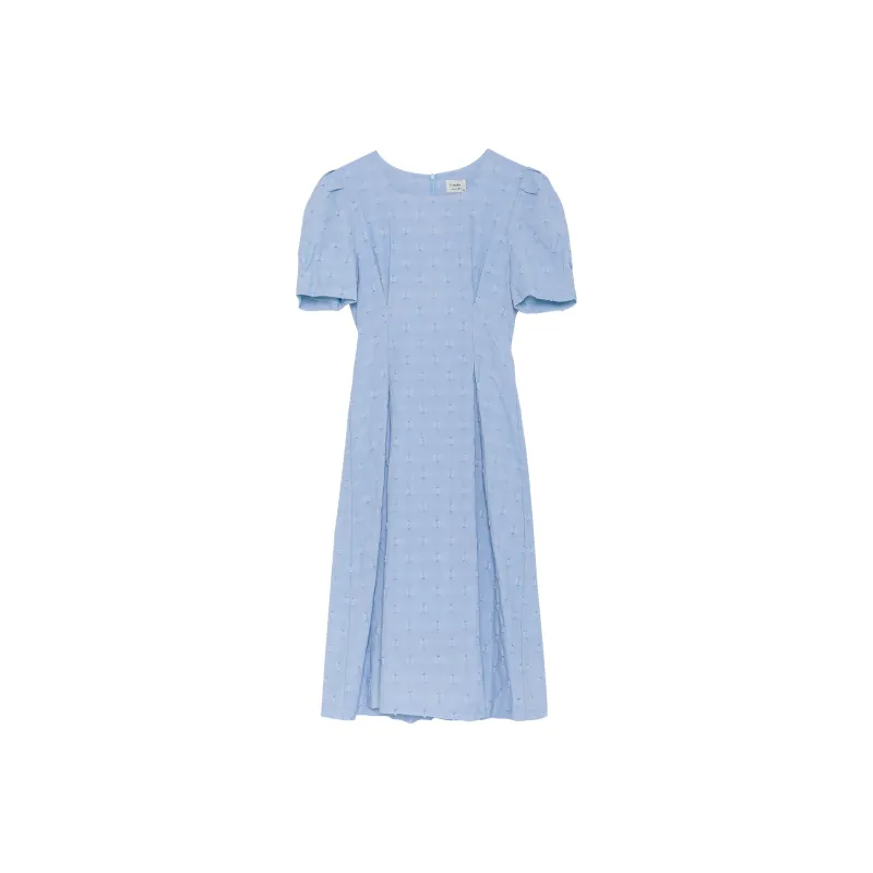 Fstudio Short Sleeved Dresses Women's Blue-0