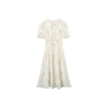 A Paradise For Awakening Short-Sleeved Dresses Women's