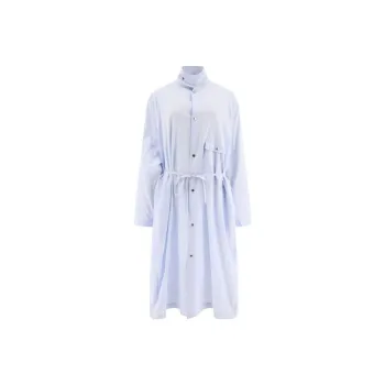 Lemaire Long Sleeved Dresses Women's Blue