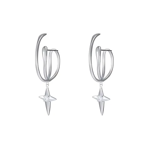 PUENTE 925 Sterling Silver Earrings Men's-0