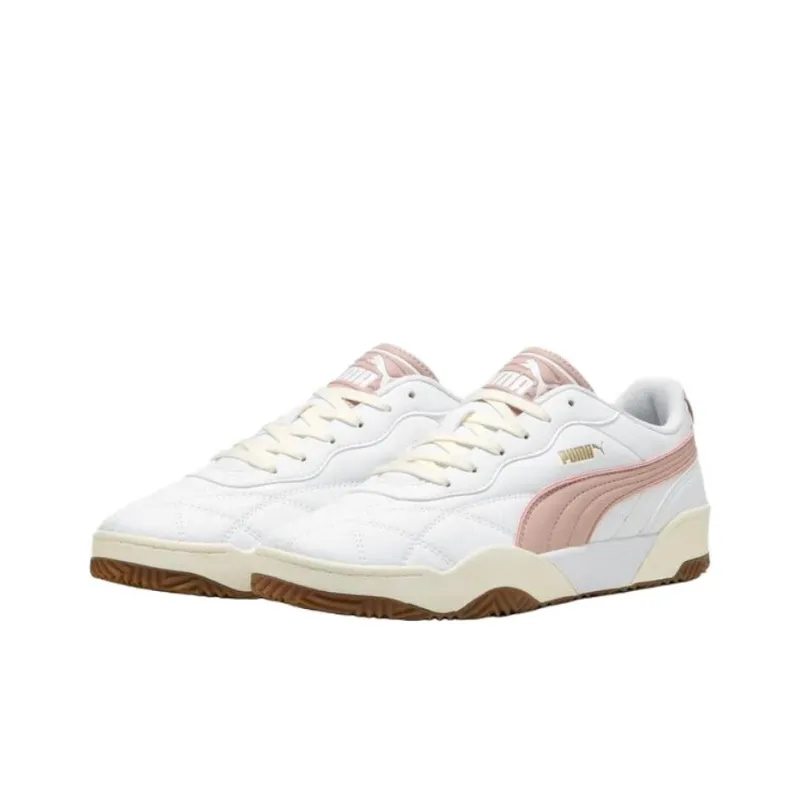 PUMA Tifosi Anti Slip Wear Resistant Low Top Skateboard Shoes Unisex White Pink-2