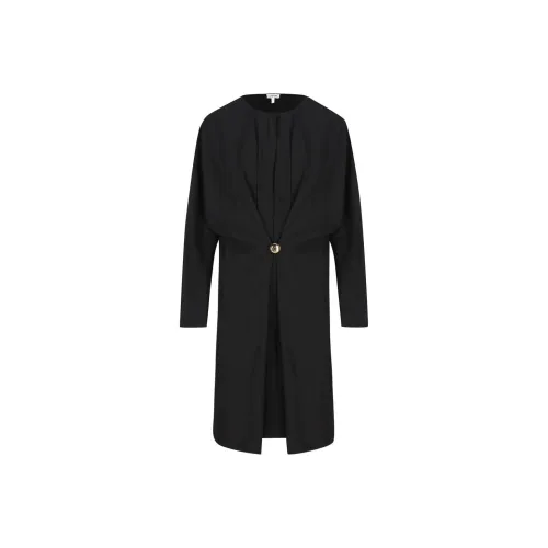 LOEWE Round Neck Pebble Midi Dress