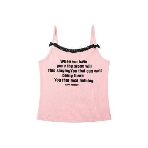 YINLEI Tank Tops Women's Pink