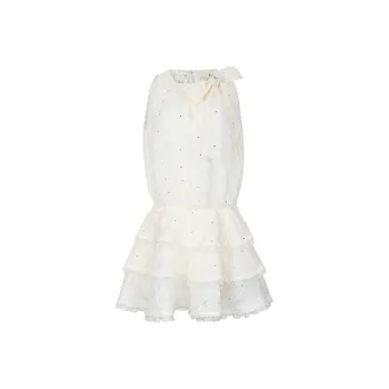 KENLY Sleeveless Dress Women's White