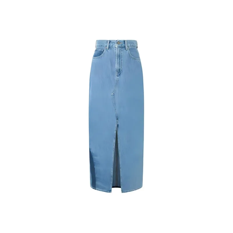 Pepe Jeans Denim Long Skirts Women's Blue-0