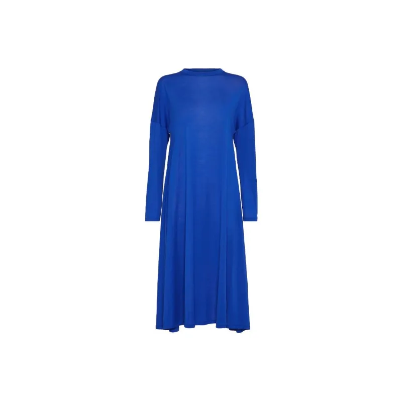 Ferragamo Long-Sleeved Dresses Women's Blue-0