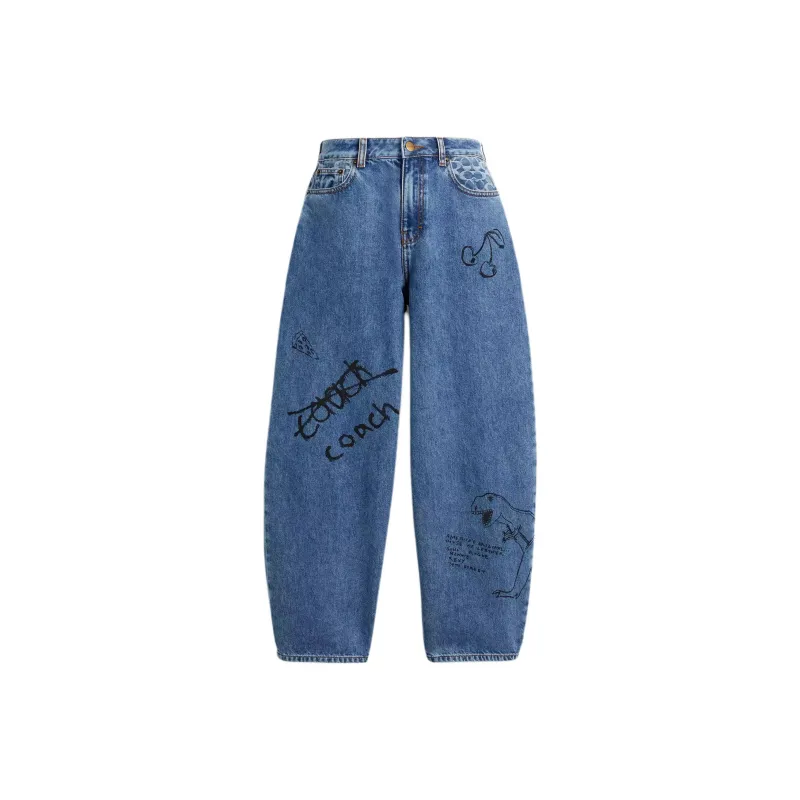 COACH Jeans Women's Blue-0