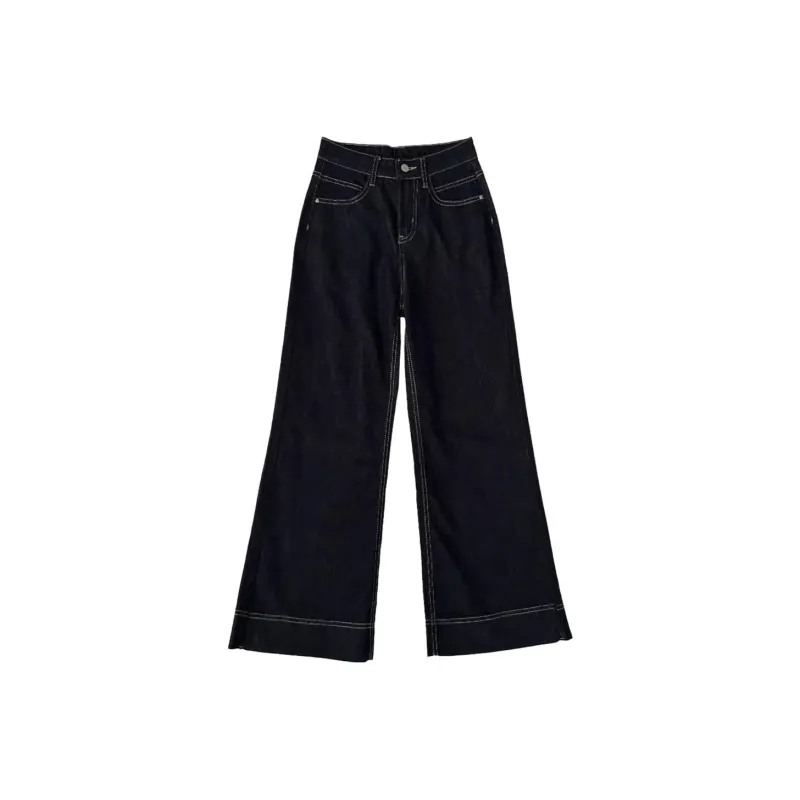 KULAIYA Jeans Women's Dark Blue-0