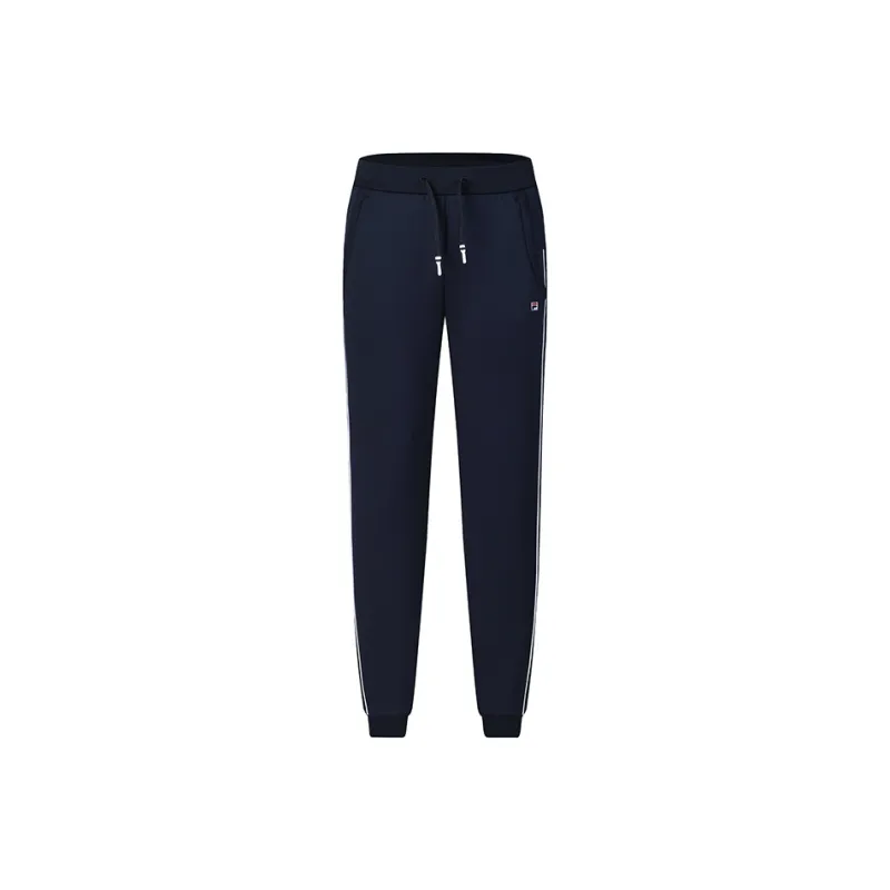 FILA Vintage Knitted Sweatpants Women's RD Royal Blue-0