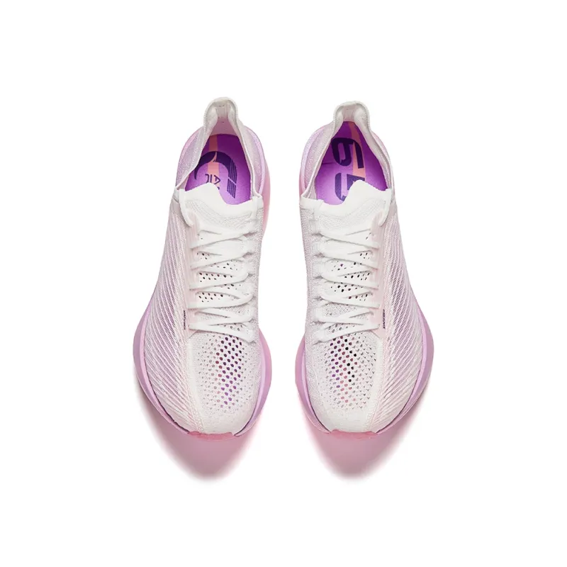 Anta C202 G9 Anti Slip Wear Resistant Low Top Casual Running Shoes Men's White Purple-2
