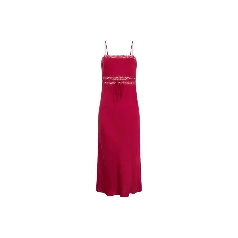 Rouje REDA DRESS Slip Dresses Women's Red-0