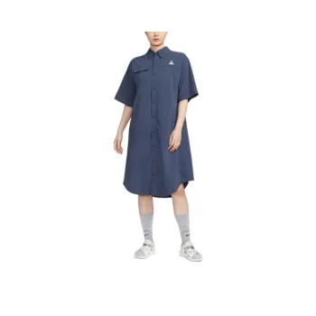 Nike SS25 Short Sleeved Dress Women's Blue