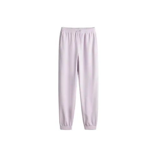 H&M Knitted Sports Pants Women's Light Purple