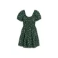 Dark Green Floral
