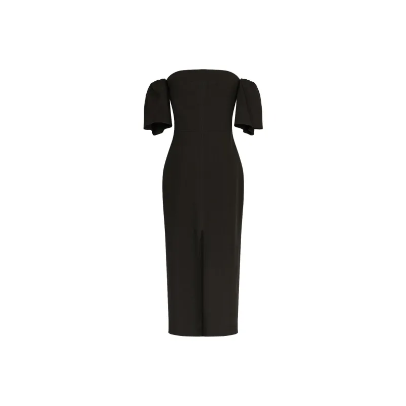 ISABEL MARANT Stony Off shoulder Midi Dress-0