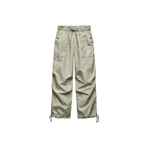 And Wander X ZARA And Wander Collaboration Cargo Pants Women's Light Green