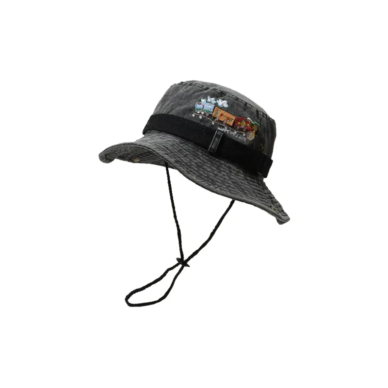 IOTS Polyester Bucket Hats Unisex-5