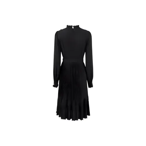 JZ. ANNAKRO Long Sleeved Dresses Women's Plain Black