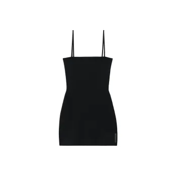 Alexander Wang SS24 Slip Dress Women's Black