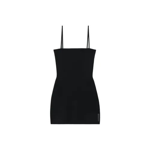 Alexander Wang SS24 Slip Dress Women's Black