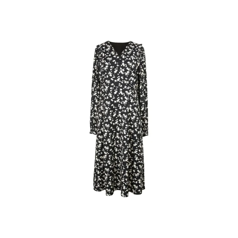 3COLOUR Long-Sleeved Dresses Women's Black-0