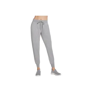Skechers SKECHLUXE Restful Knitted Sports Pants Women's Gray