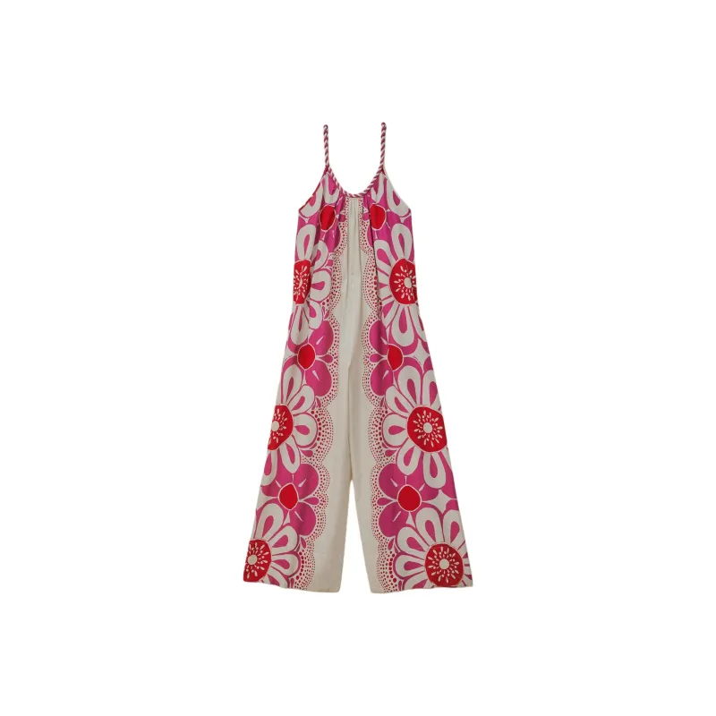 FARM RIO SS24 Jumpsuit Women's Ecru-0